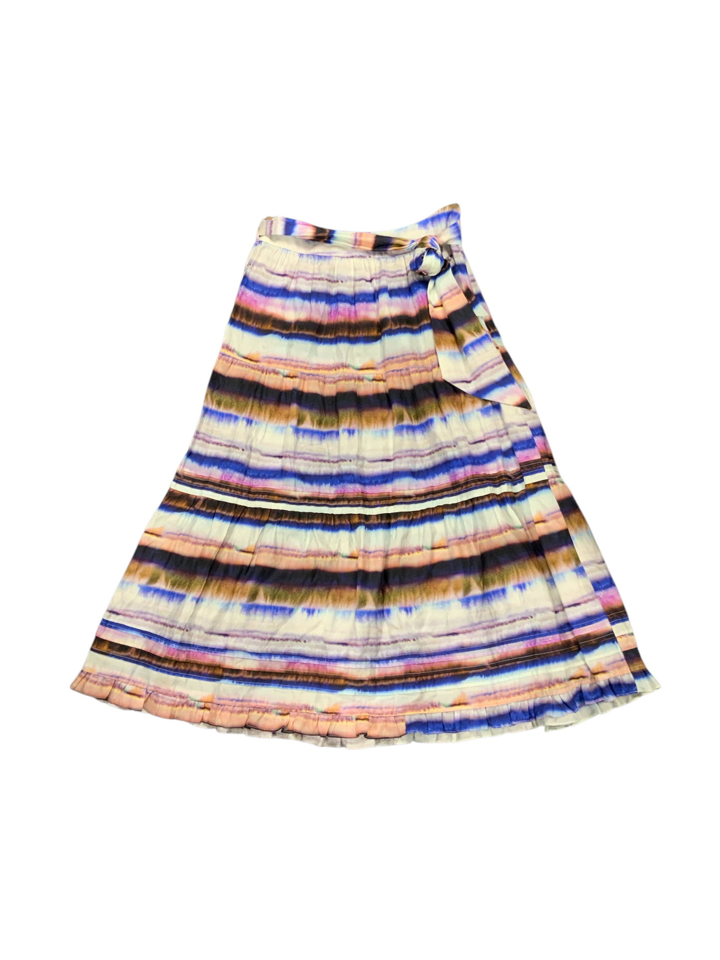 Marie Oliver Women's Silk Skirt Blue Dye 6=S