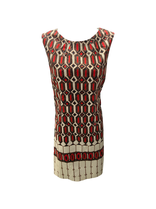 Talbots Women's Dress Red Multi 6P