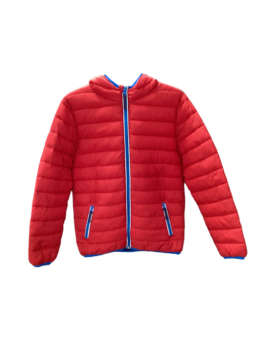 Boden Kids Coat Red Puffer 11-12Y=M