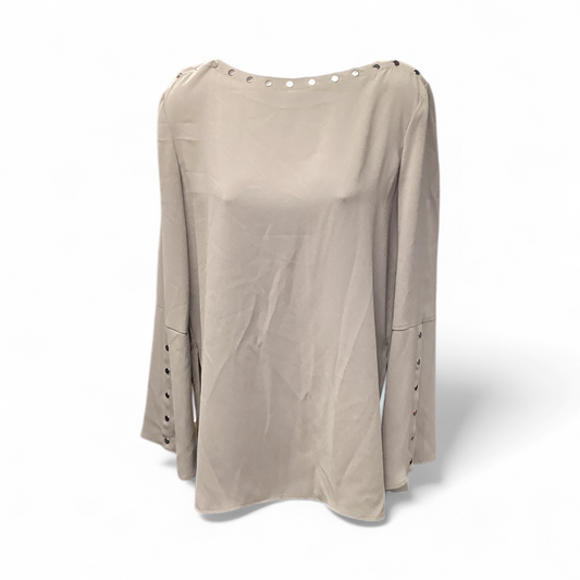 BCBG MaxAzria Women's Blouse Olive Stud XS