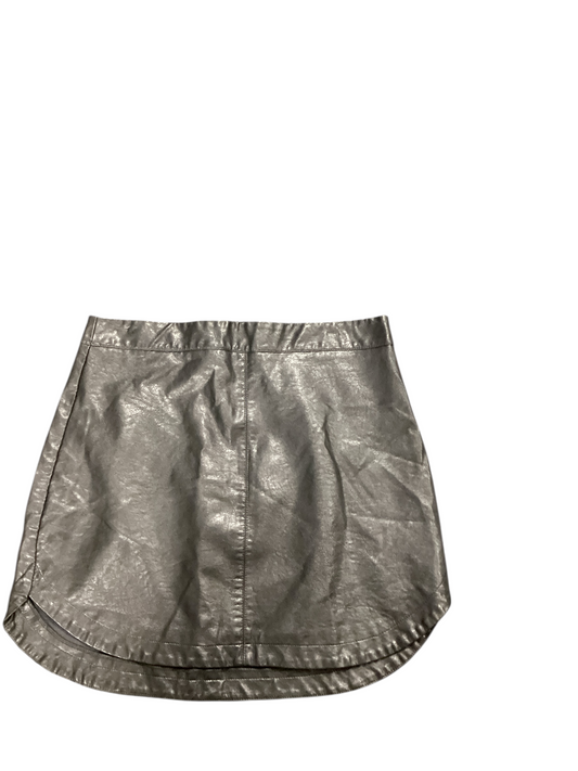 Mittoshop Women's Faux Leather Skirt Black L