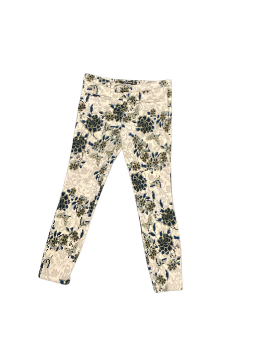 Zara Women's Pant Teal Floral S