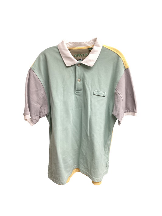 Orvis men's Polo Green Multi L