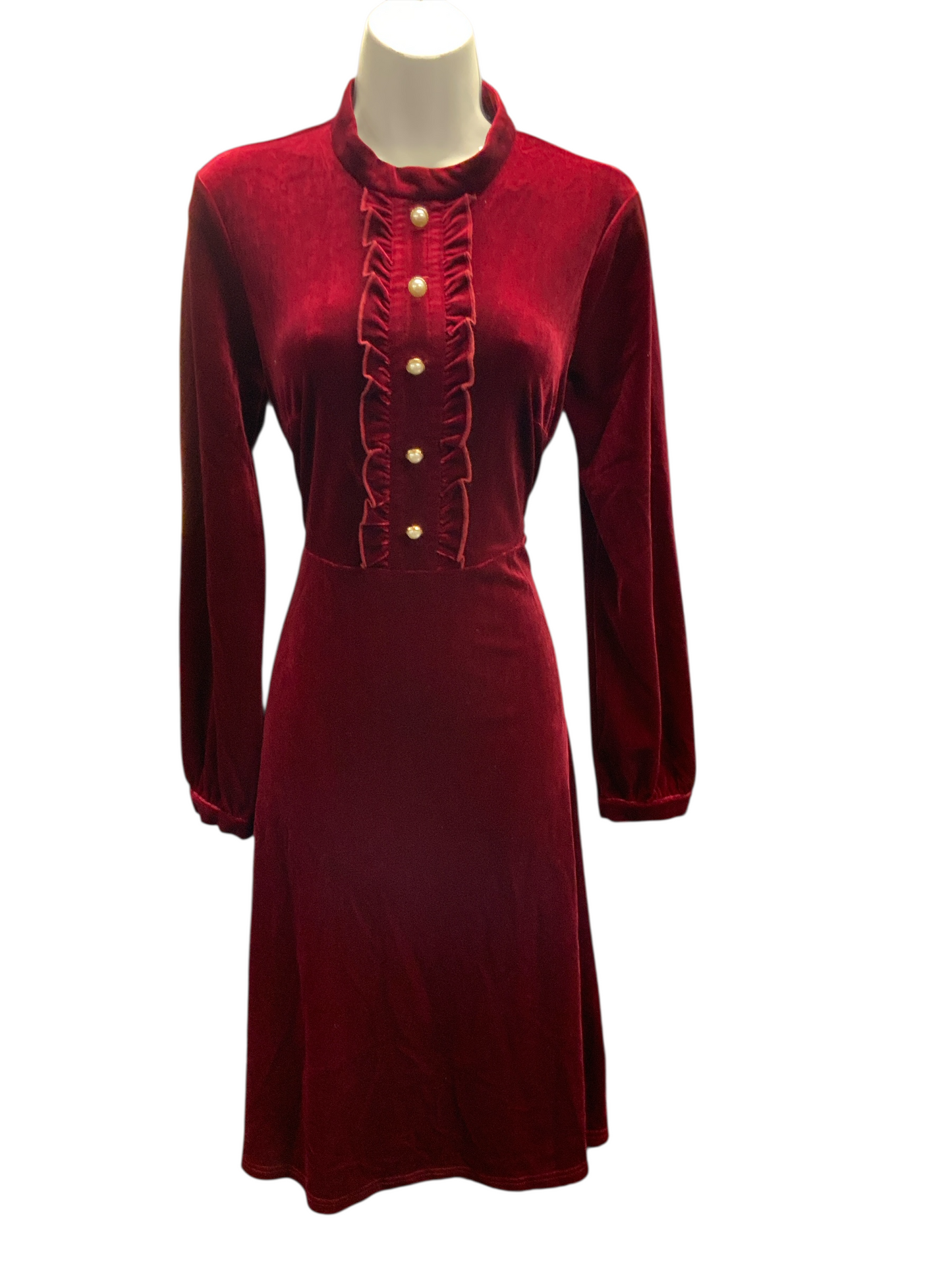 NWT Allegra K Women's Dress Wine M