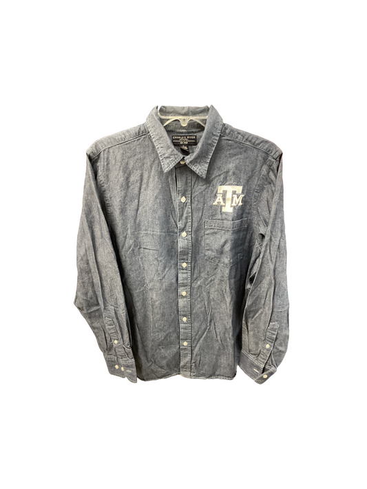 Charles River Men's Shirt Navy ATM M