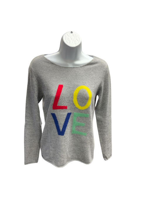 Kier + J2 Women's Sweater Love Gray XS
