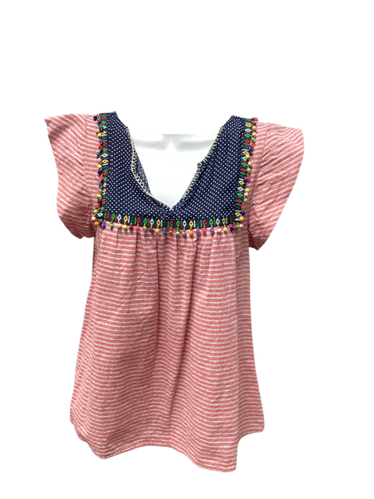THML Women's Blouse Red Multi S