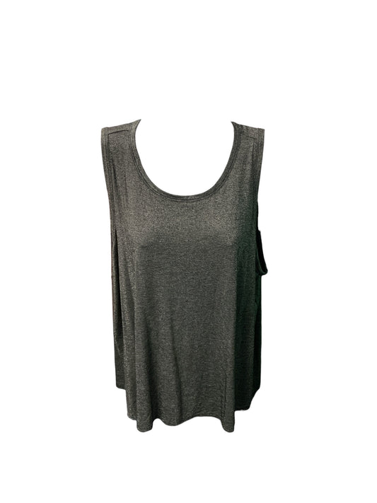 Old Navy Women's Tank Black Metallic 2X