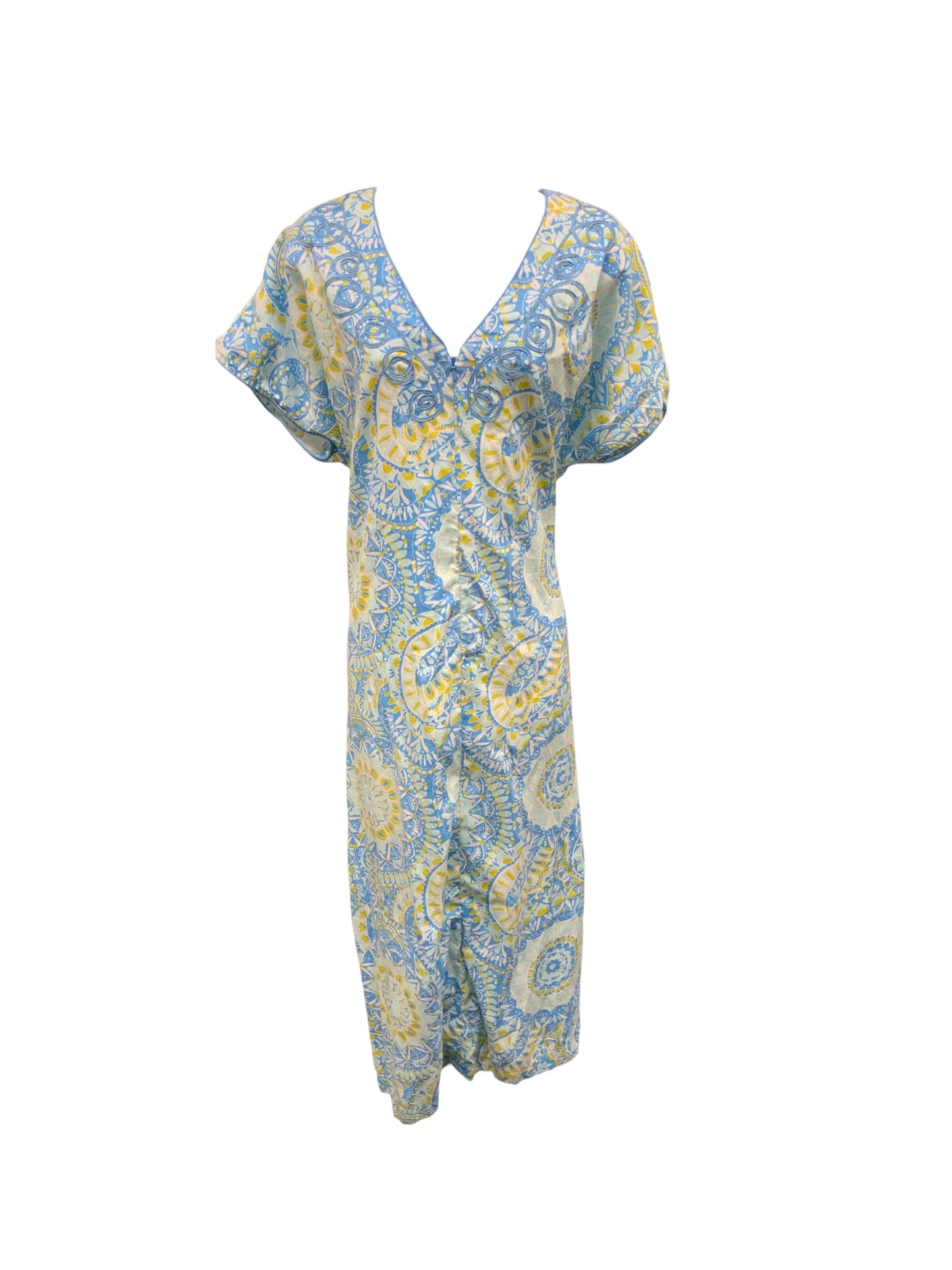 Charter Club Women's Zip Lounge Dress Blue L