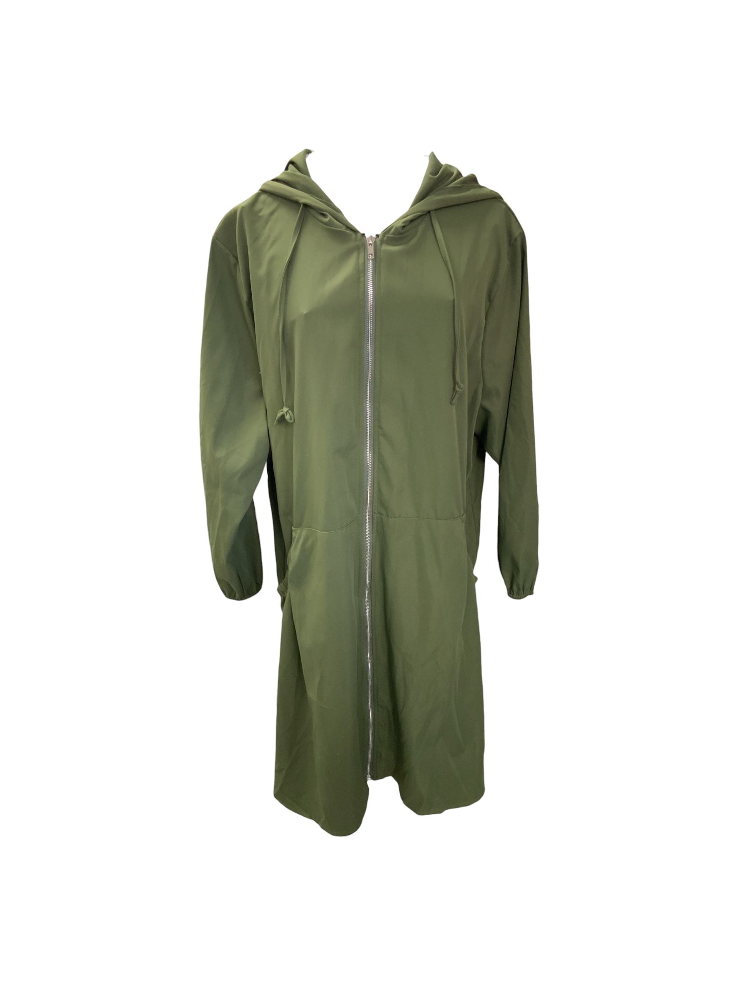 Elly Bazar Women's Hood Coat Olive 2XL