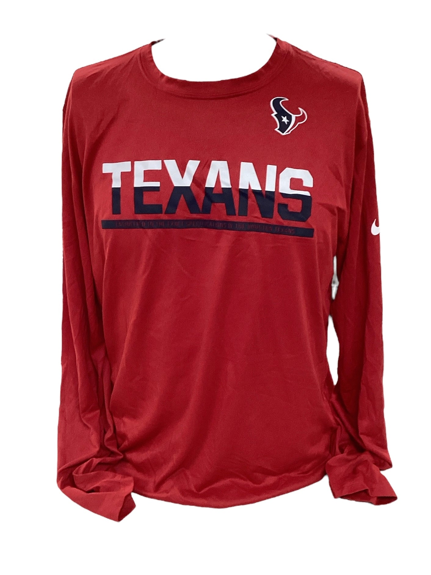 NWT Nike Texans Shirt Red XL