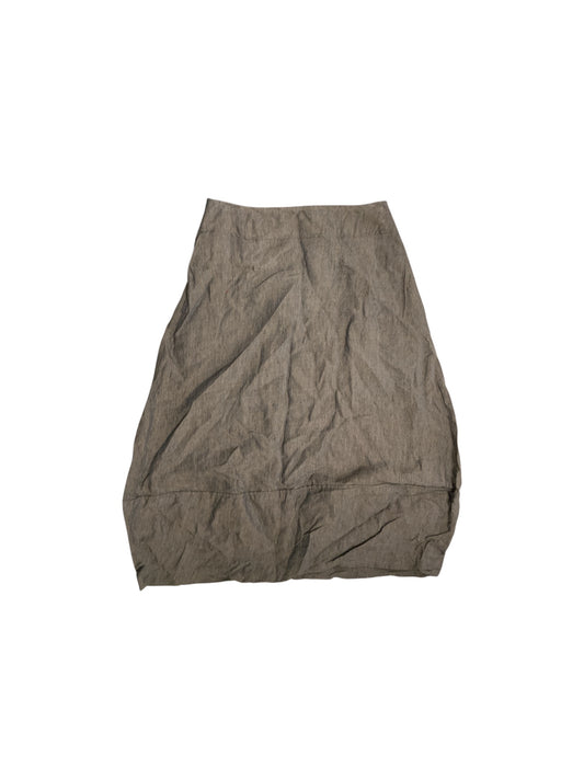 Lilith Women's Skirt Brown Linen M