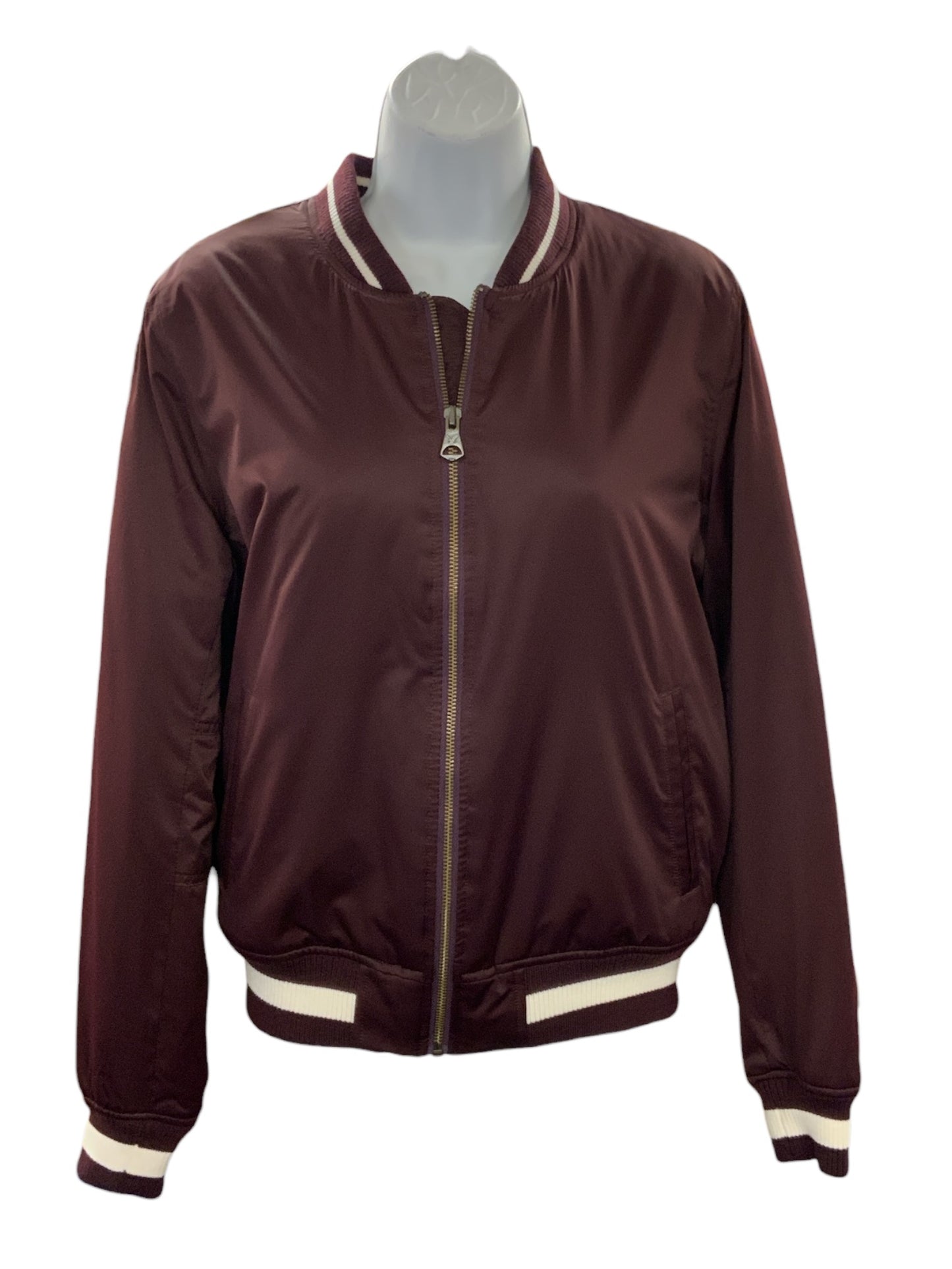 American Eagle Jr Bomber Maroon M