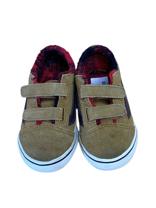 Vans Toddler Sneaker Brown 8