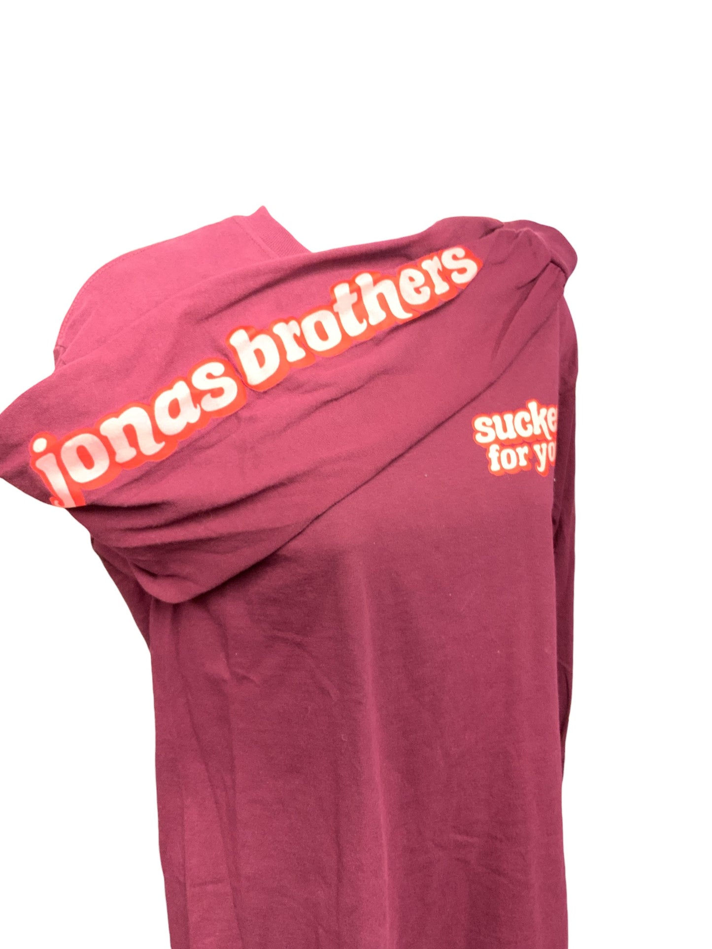 Gildan Men's Sucker For You Tee Wine Long M