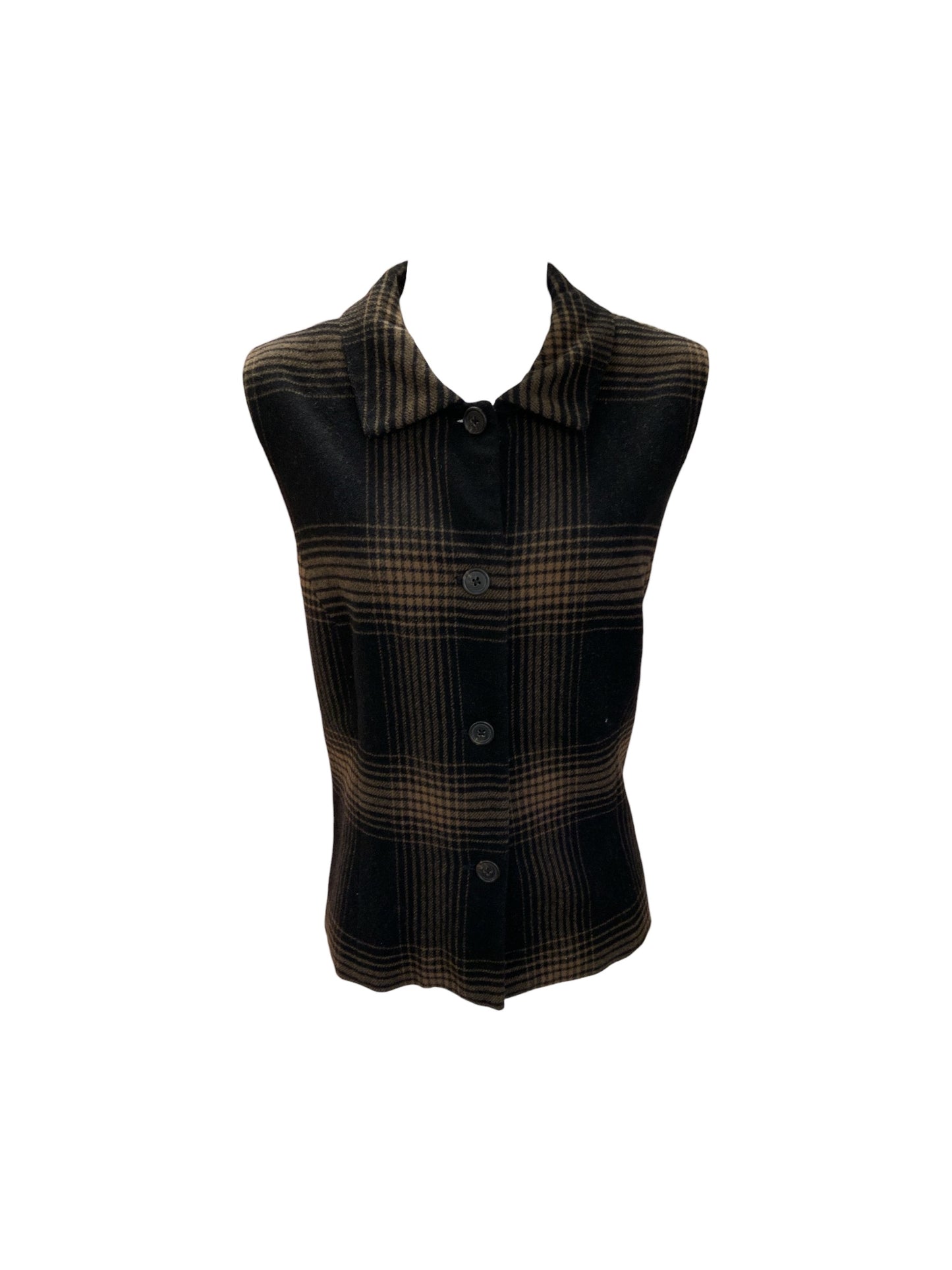 Harolds Women's Vest Black Wool 14=L