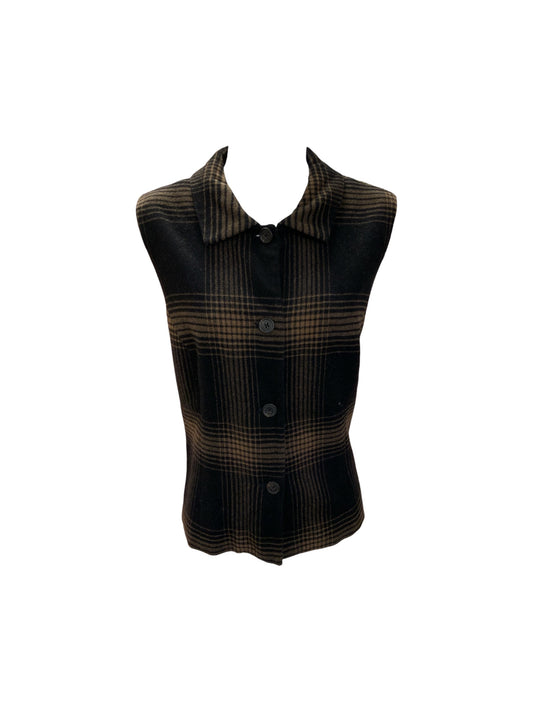 Harolds Women's Vest Black Wool 14=L