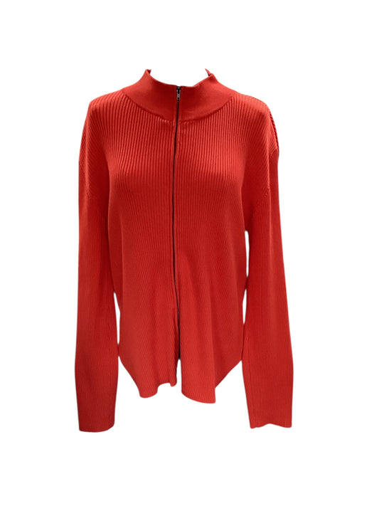 Future Collective Women's Zip Cardigan Poppy 2X