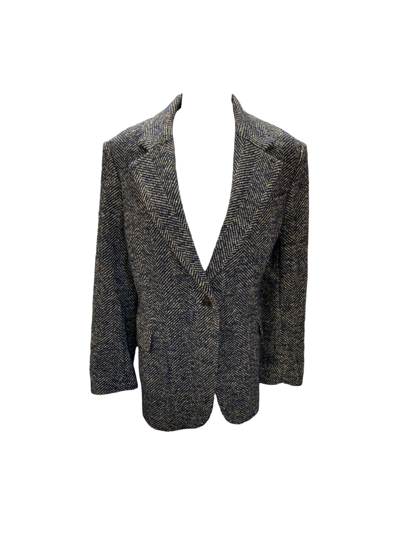 Banana Republic Women's Coat Navy Wool S