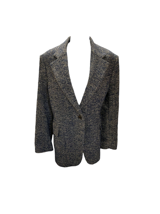 Banana Republic Women's Coat Navy Wool S