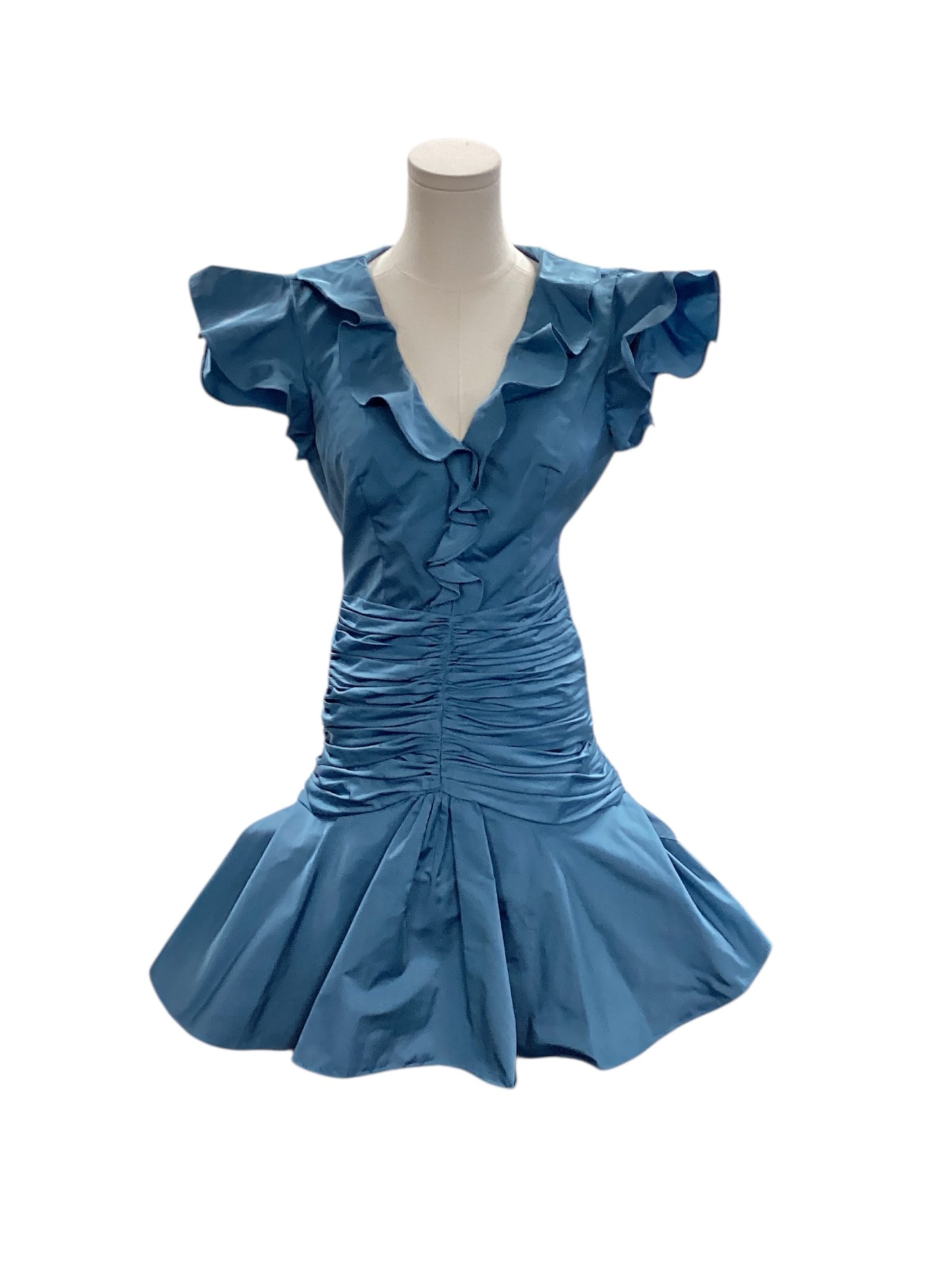 Flor et al Women's Dress Aquamarine 0=XS