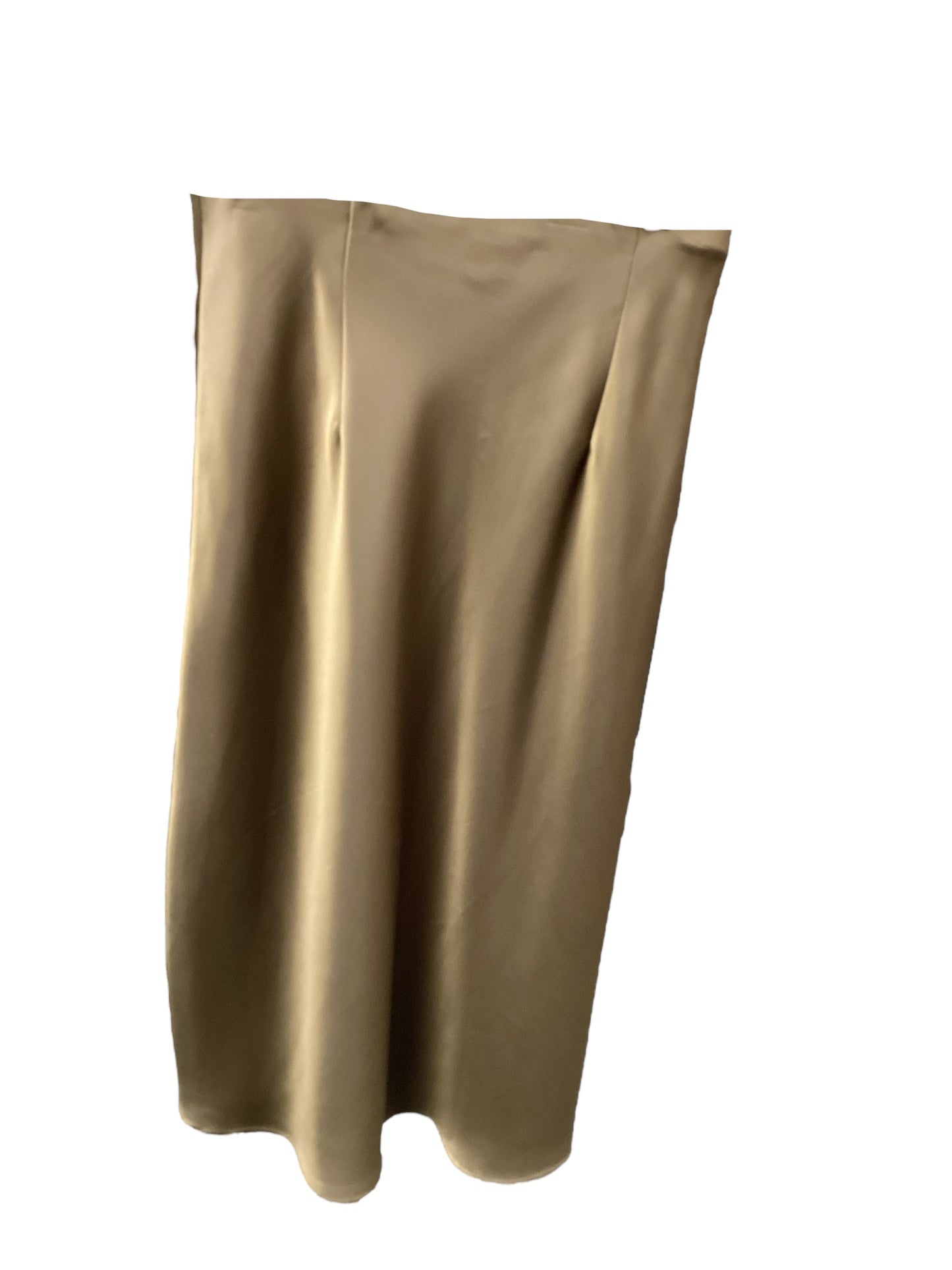 Rachel Zoe Women's Satin Skirt Brown 4=S