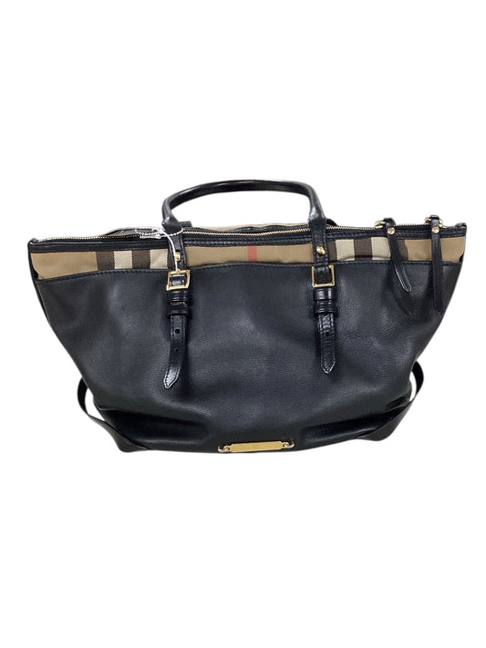 Burberry Black Leather Bag