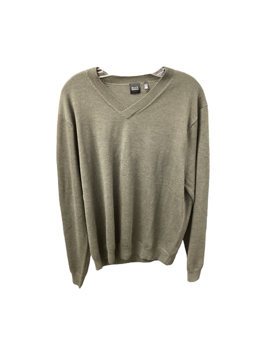 Black Saks Men's Sweater Green XXL