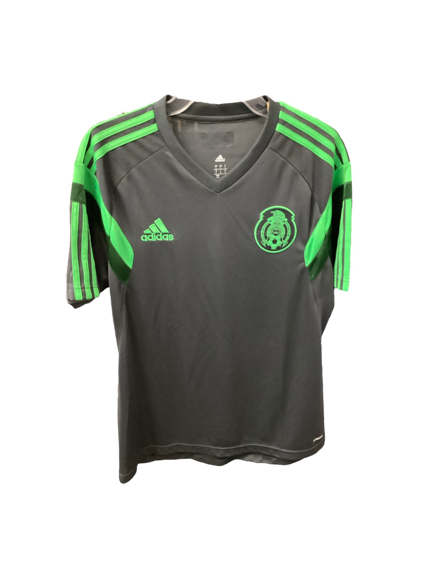 Adidas Men's Jersey Grey/Green Mexico L
