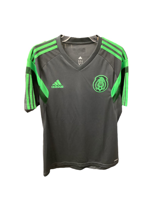 Adidas Men's Jersey Grey/Green Mexico L