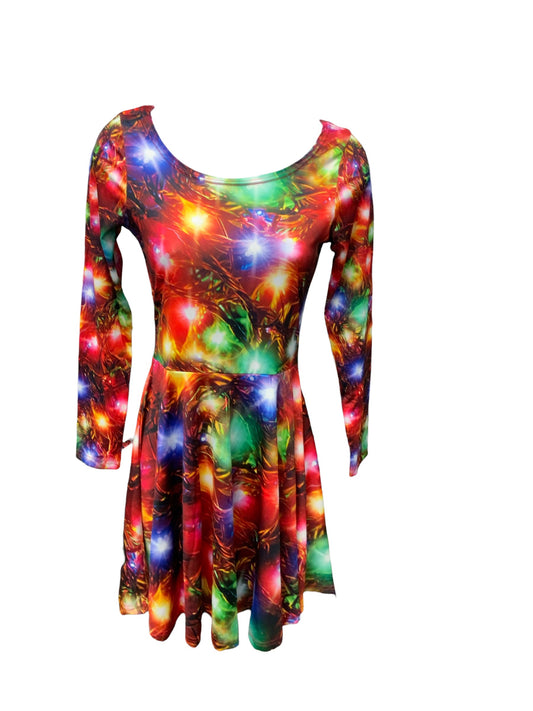 NEW CowCow Women's Dress Light Bright XS