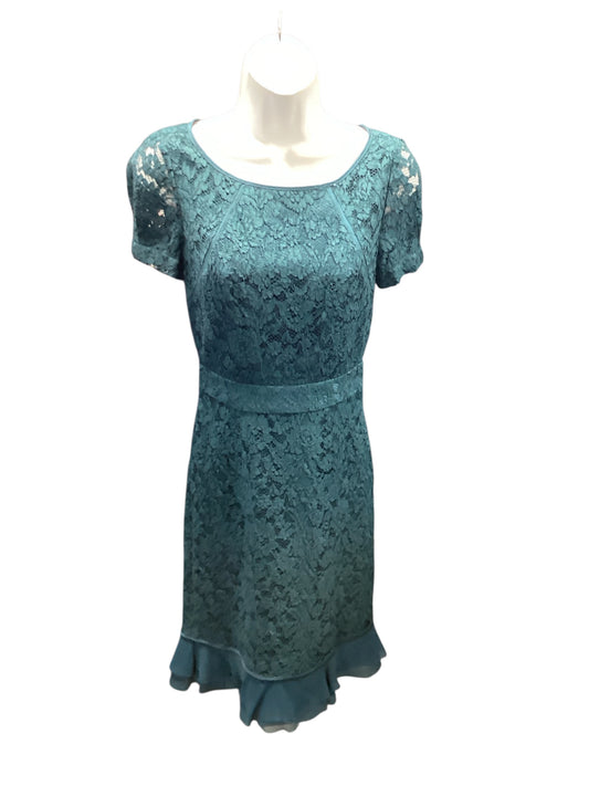 Tory Burch Women's Lace Dress Teal 0=XS
