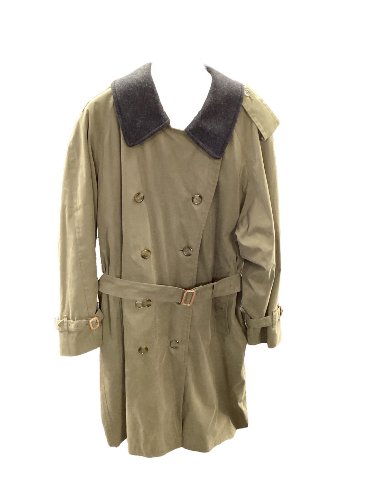 Burberry Men's Trench Olive Coal 46R=XL