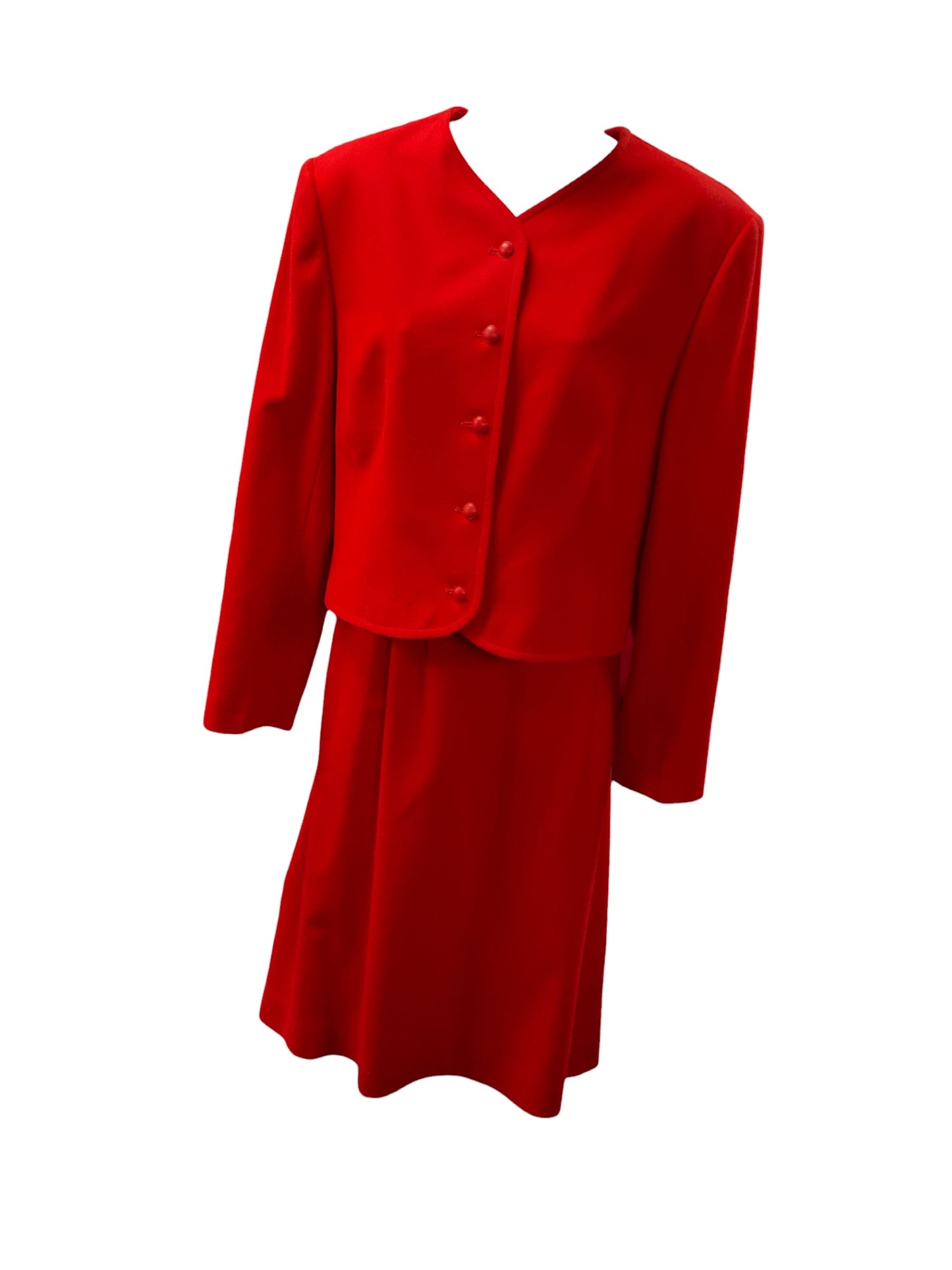 Pendleton Women's 2pc Skirt Red 14=L