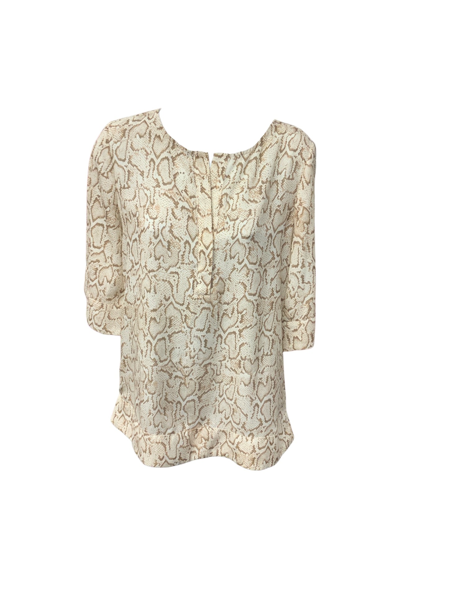 Elaine Turner Women's Blouse Beige XS