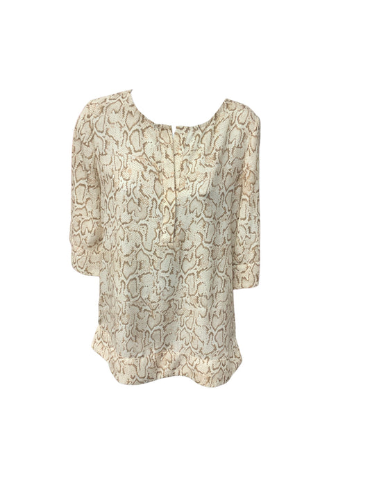 Elaine Turner Women's Blouse Beige XS