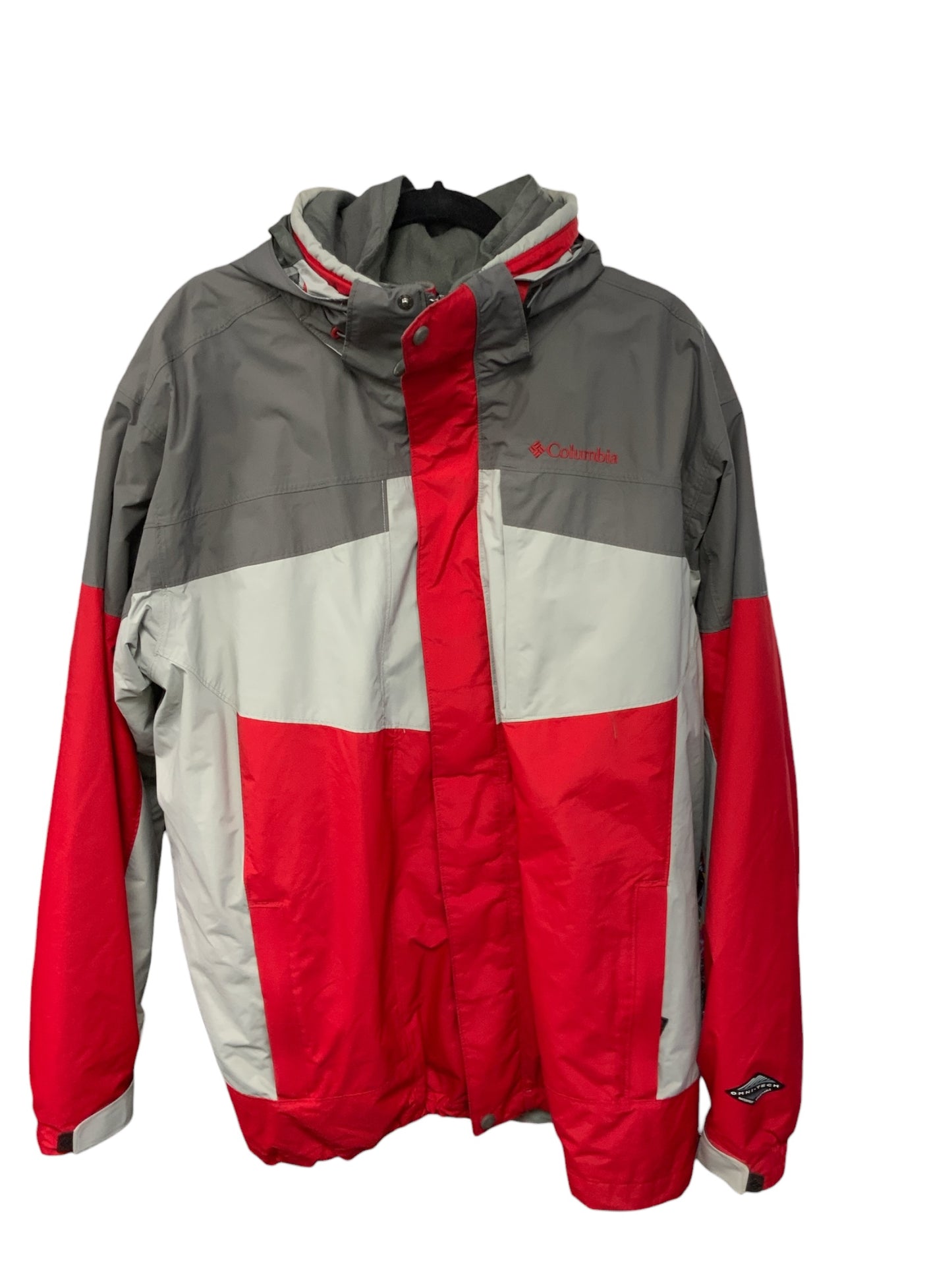 Columbia Men's Coat Lined Red XL