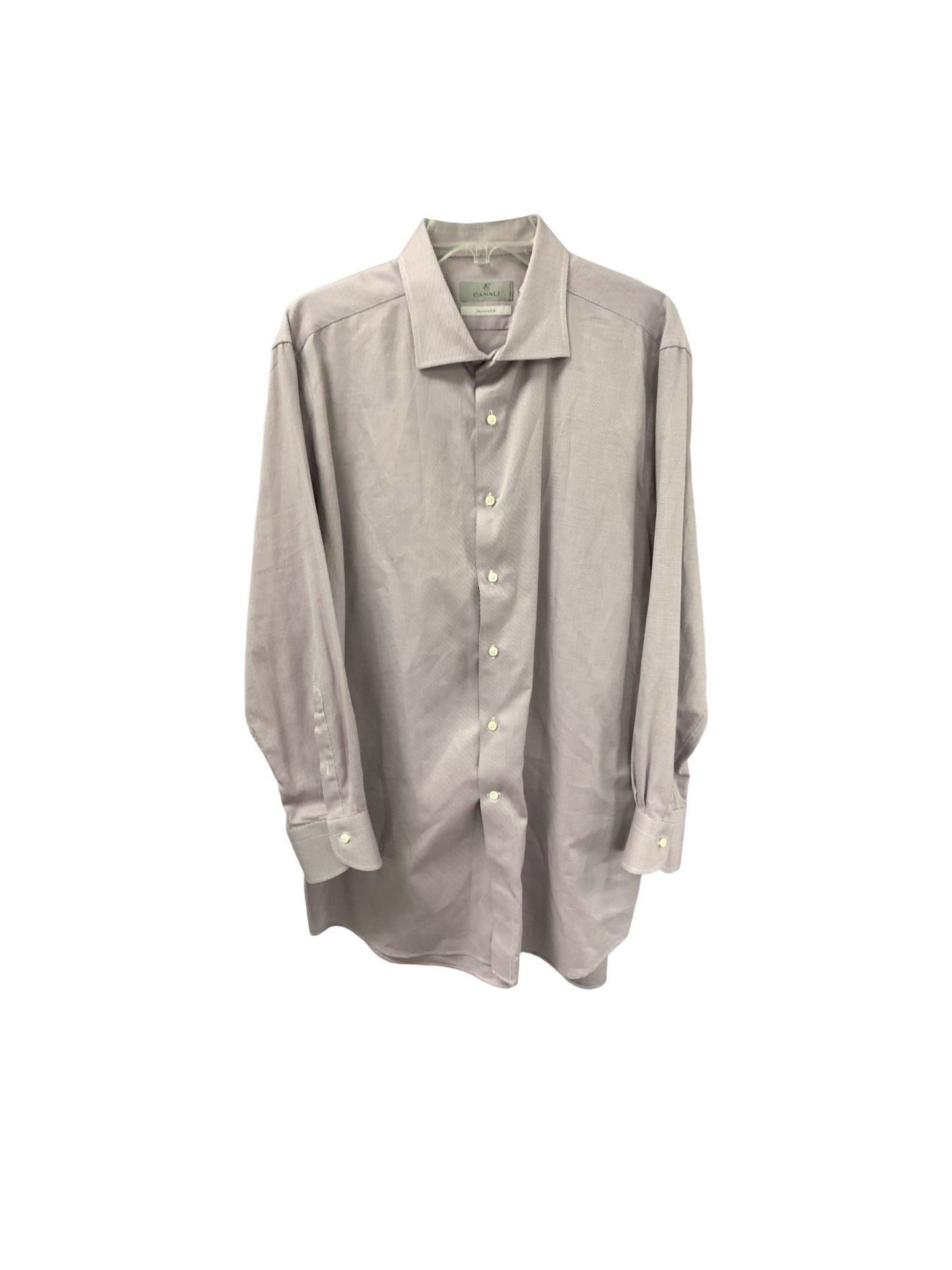 Canali Men's Shirt Purple 2XL