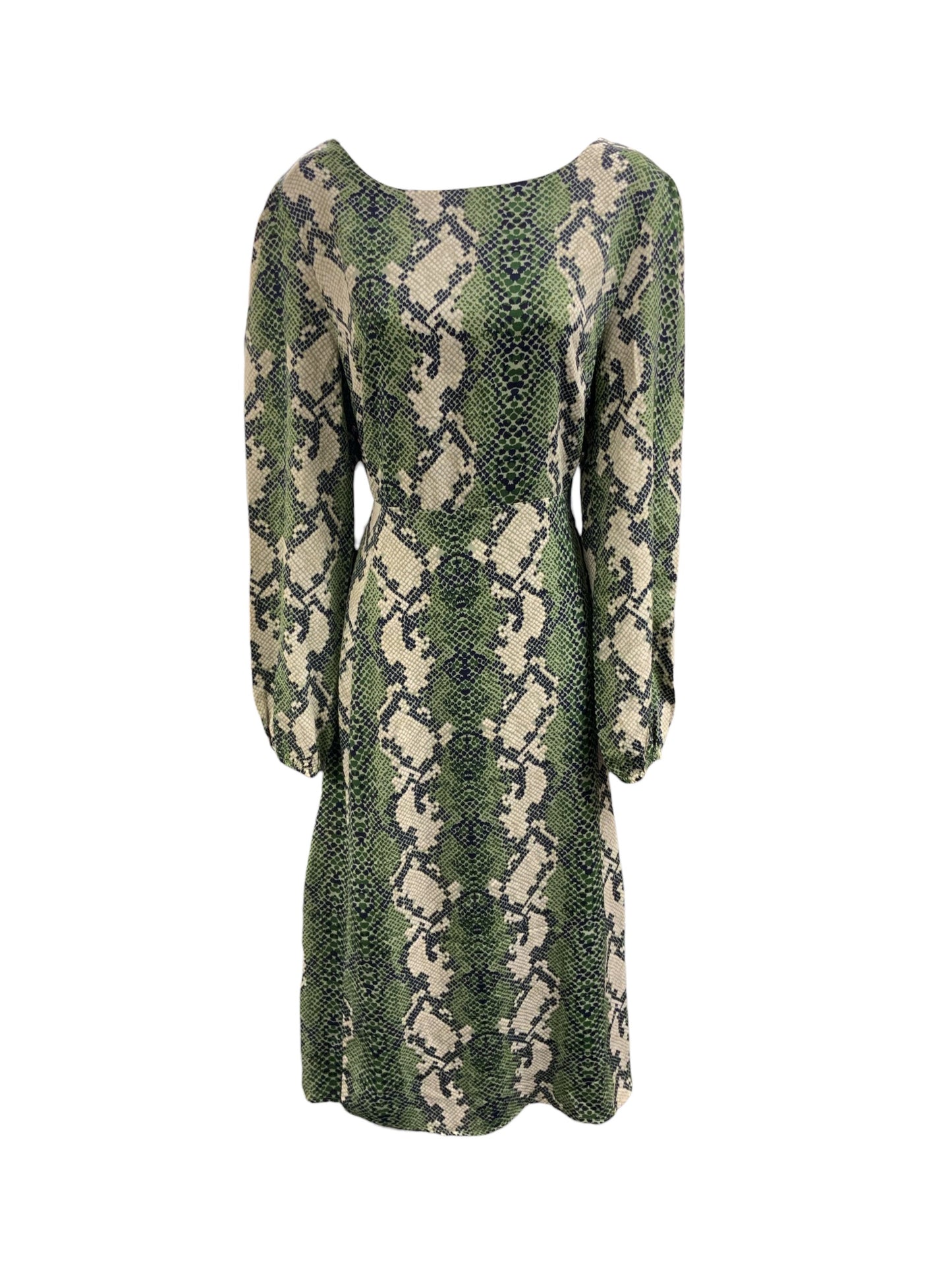 NWT Glamorous Women's Dress Green Reptile L