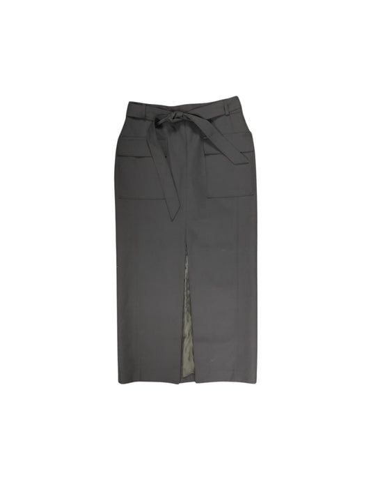 Karen Millen Women's Skirt Navy Wool 4=S