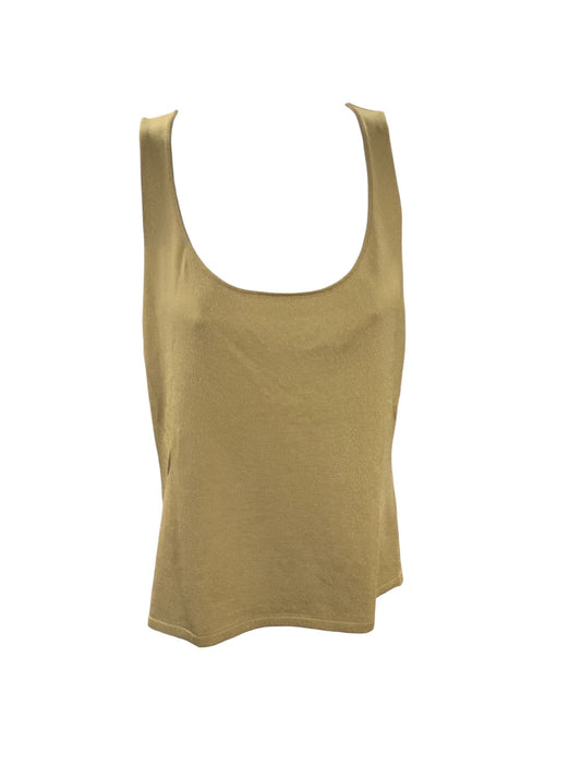 NWT Dana Buchman Women's Tank Gold L