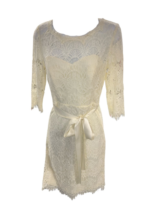 NWT DB Studio Women's Dress Ivory Lace 4=S