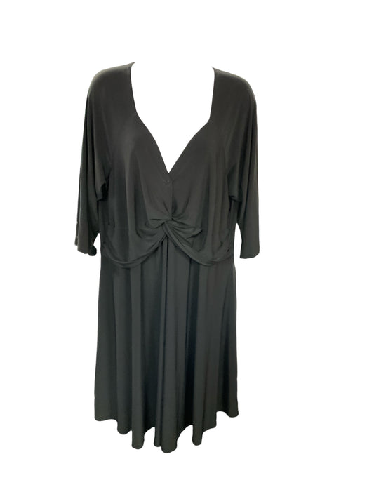Love Squared Women's Dress Black 3X