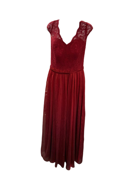 Belsoie Women's Gown Wine 14=L