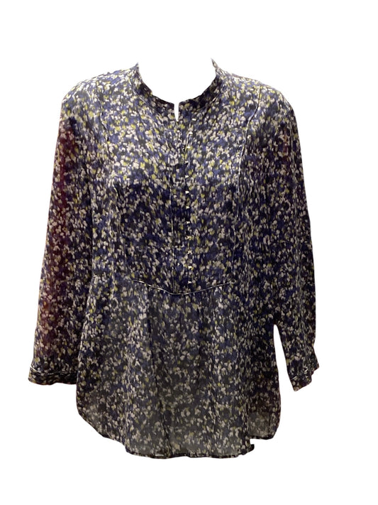 Theory Women's Silk Tunic Navy M