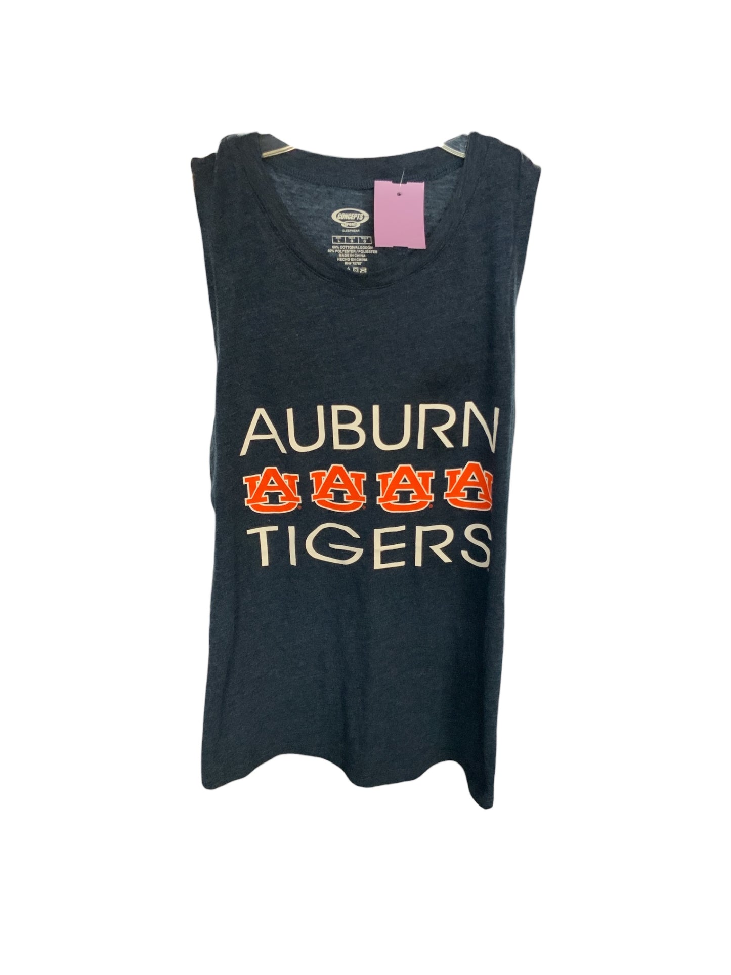 Auburn Tigers Tank Top Navy L