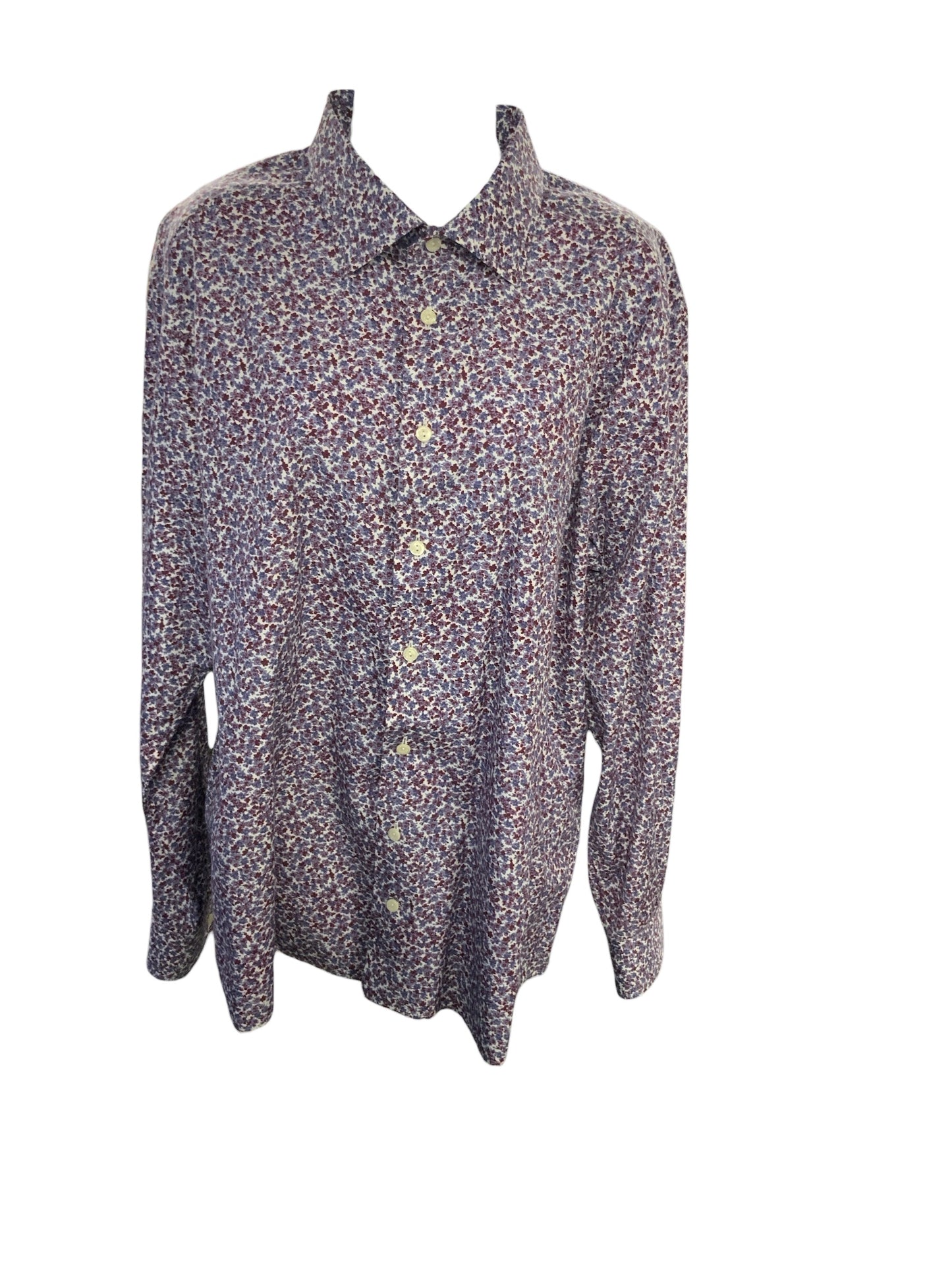 Eton Men's Long Sleeve Shirt Floral