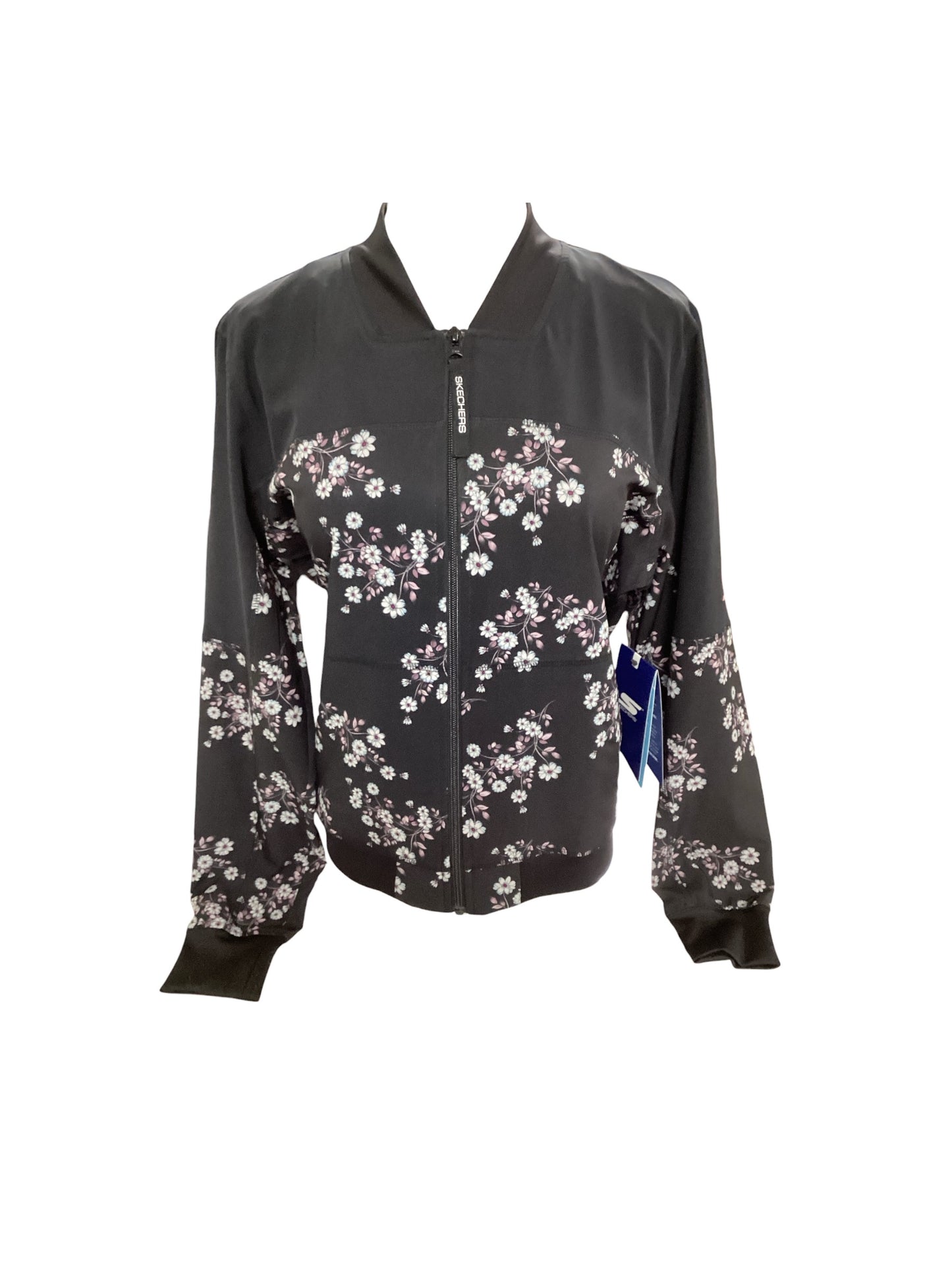 NWT Sketchers Women's Jacket Rose Black M