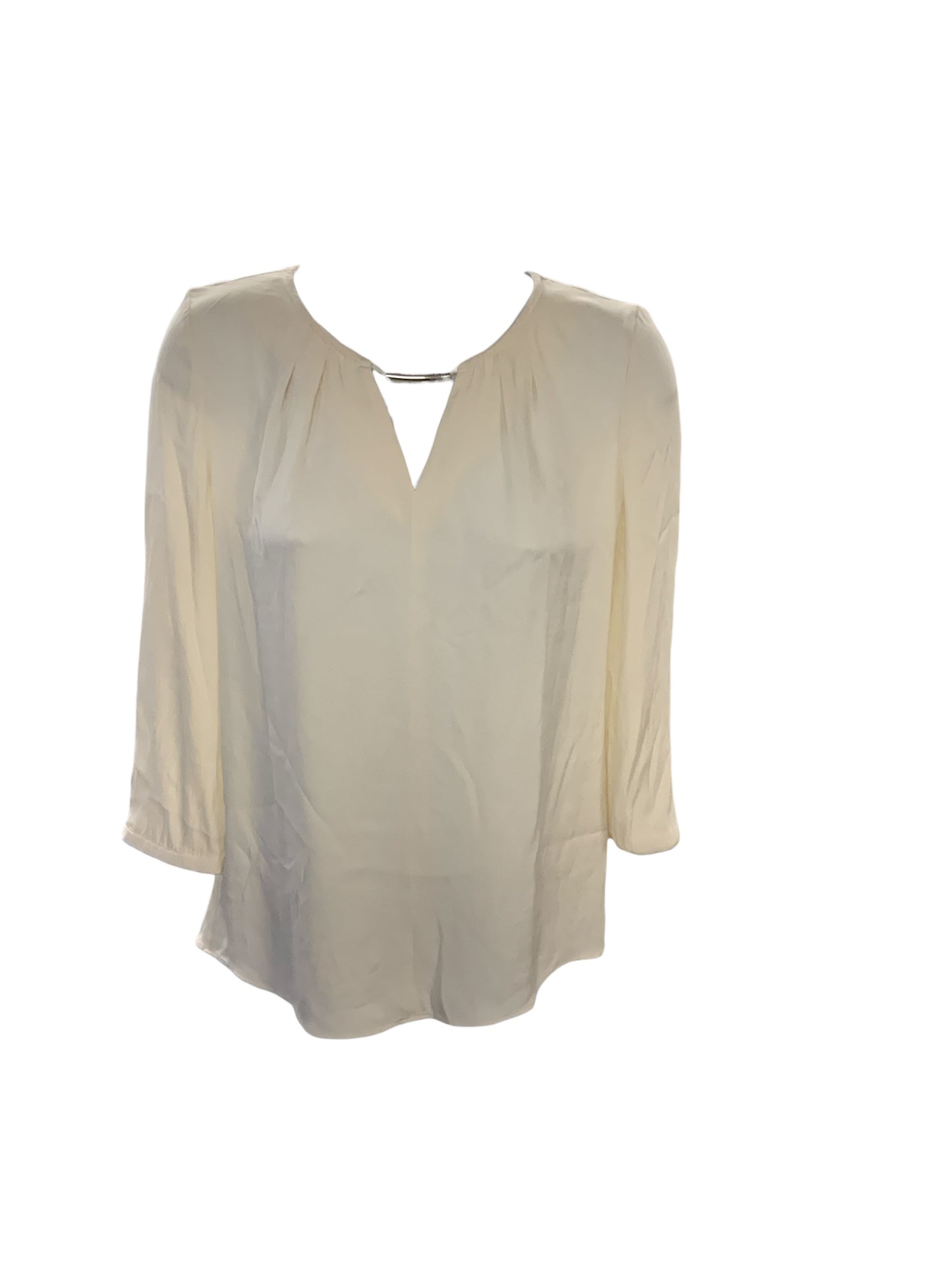 HUGO Boss Women's Blouse Ivory Silk 2=XS