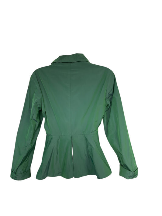 Lilith Women's Blouse Green Taffeta S
